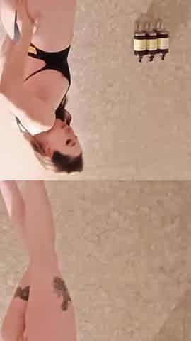 Masturbating Until I Can't Take It Anymore in the Shower