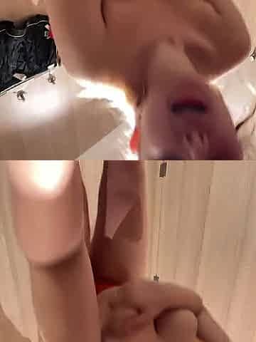 Screwing in the changing room