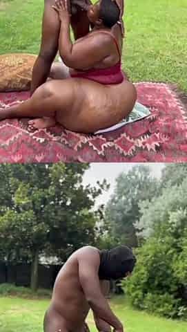 Ebony BBW soul-stirring sex video