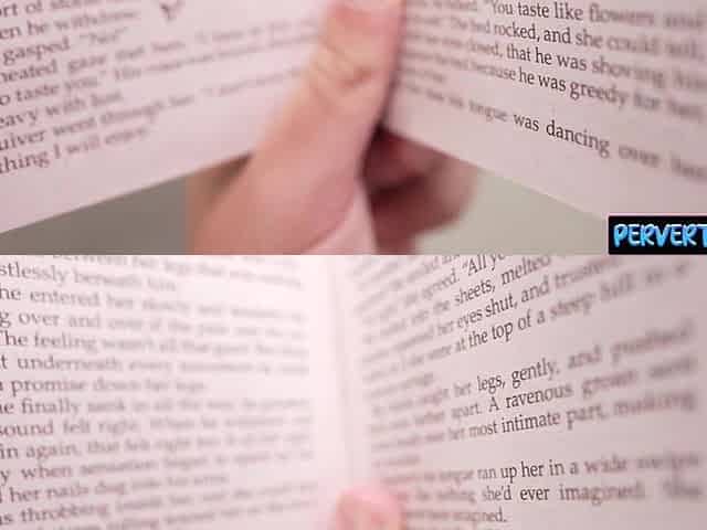 Dorm roommate gets caught reading smut