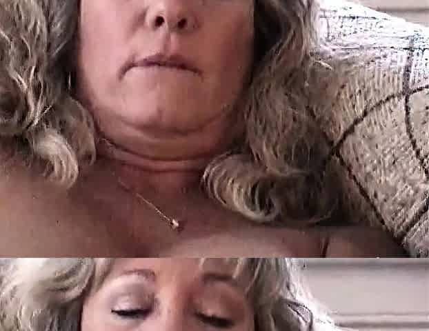 Amateur Andra June Masturbates to Lesbian Porn