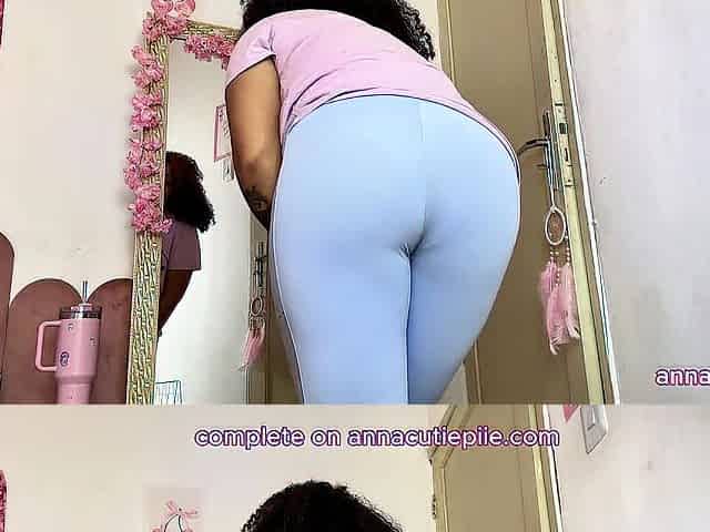 Corpulent Black Large Booty Pee Desperation Accident