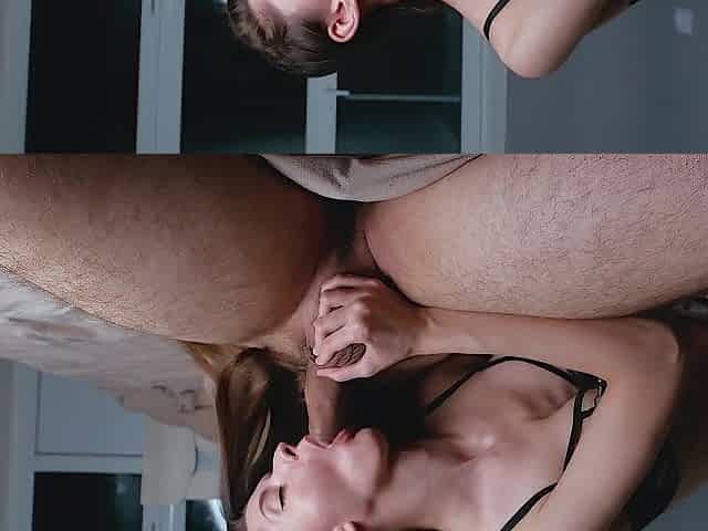 Awesome schlong riding! Full twat of cum