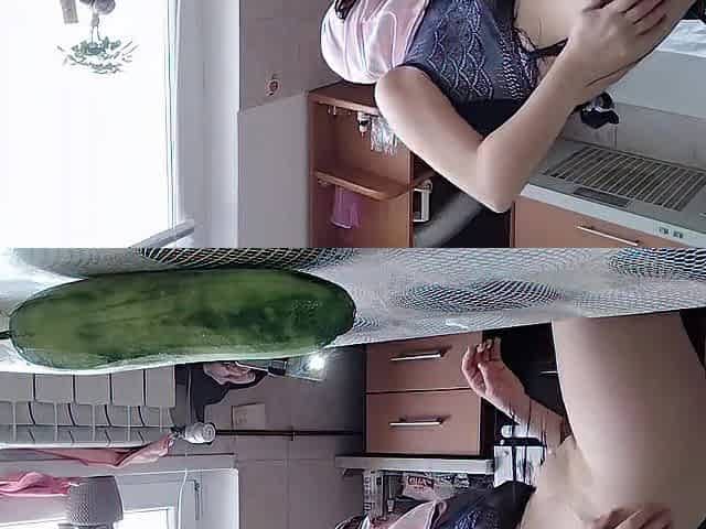 Hairy Brunette Pussy, Big Tits, Sensual Hairy Woman In The Kitchen. Sexy Stepmom, Hairy Pussy