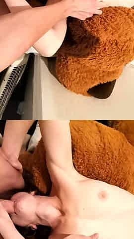 Amateur blowjob with facial cumshot