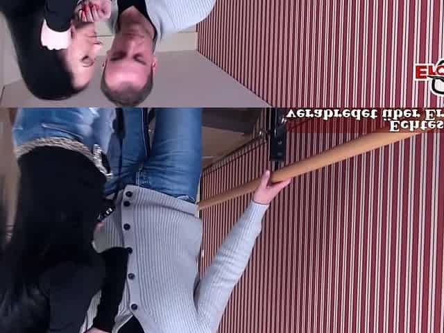 German Fitness Model Pick up on Street for cheating