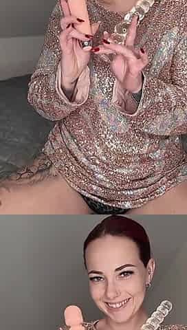 Slammed Into the New Year! but Not with Firecrackers, but with Double Penetration for My Wet Pussy!!