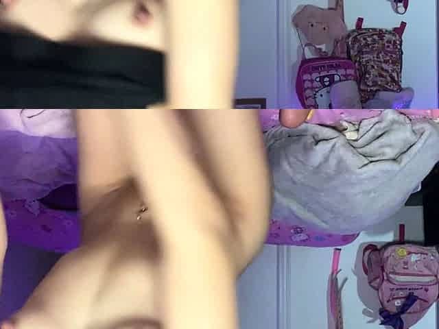 Horny amateur web cam teen girl takes a toy deep inside