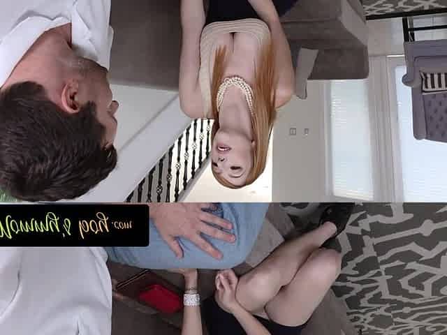 Naughty big-titted MILF Lauren Phillips takes her boss's HUGE cock during a job interview