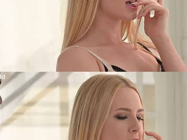 Insatiable Blond Alecia Fox Stretches Her Snatch With BBC Masseuse GP3403
