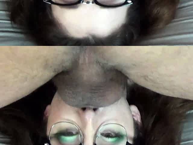 British brunette young amateur blowjob