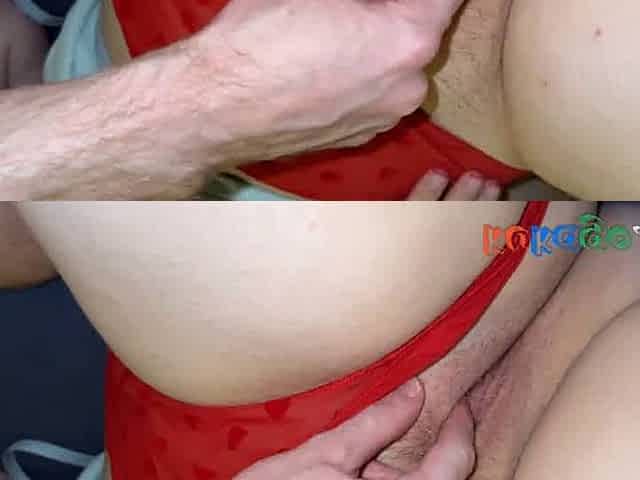 Big Tits Blonde MILF Stepmom - POV