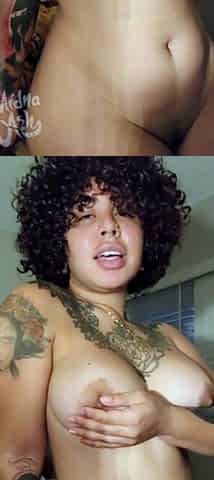 Big boob brunette masturbates on webcam