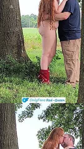 Outdoor Sex on the Farm with Redhead Country Girl