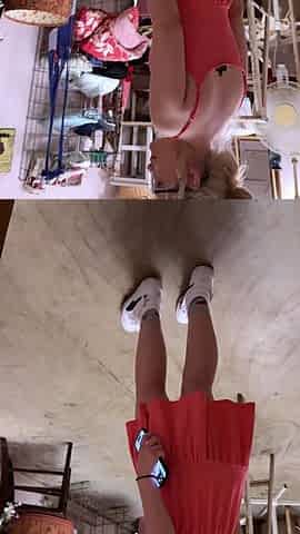 Risky Public Flashing And Masturbation In The Antique Shop