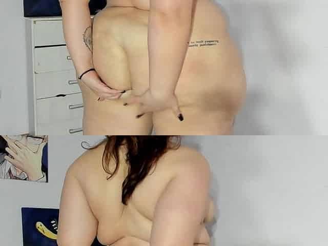 Argentinian BBW Twerking with Her Kitten Plug and Wanting Her Ass Filled with Cum