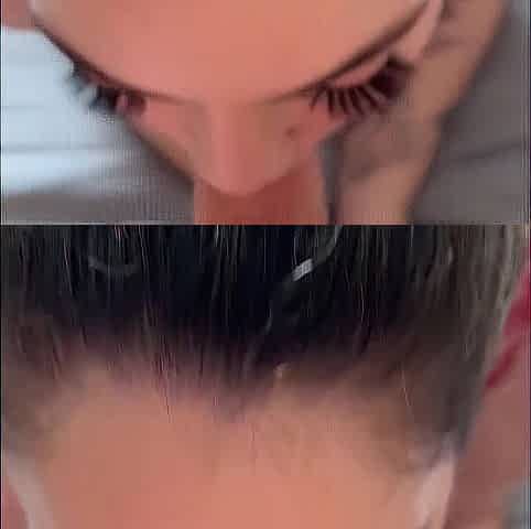 Morning head with creampie