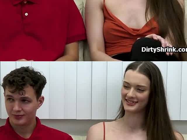 Tall darkhaired shares knob on therapy with cougar doctor