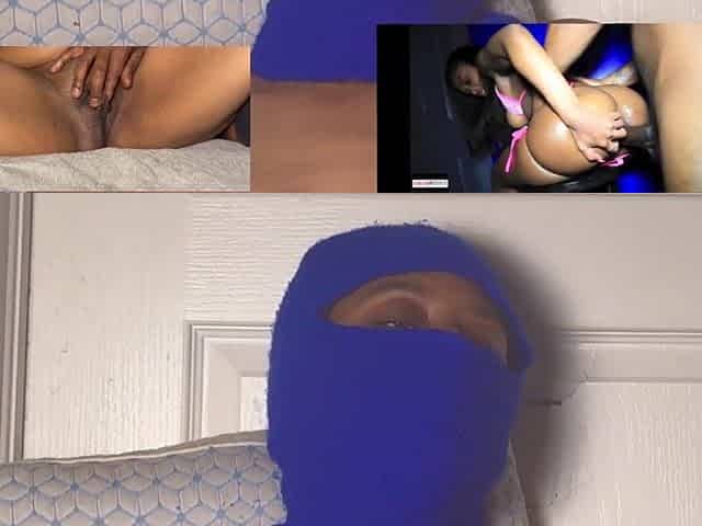 Reaction squirt black soaked eye rolling climax