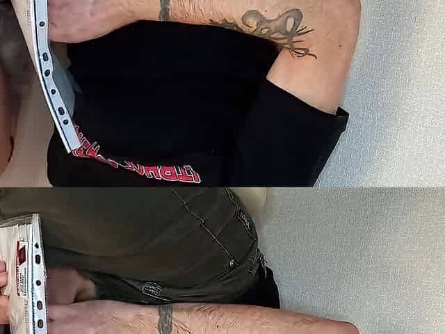 A woman saw my penis and jerks it off