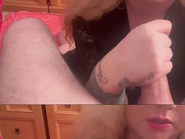 Slutty Whore Sucks Cock and Gets a Facial by Heavy Cummer