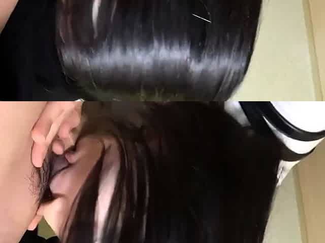 Asian amateur girlfriend gives a blowjob pov HD
