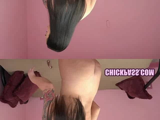 ChickPass - Horny teen Isabella Handy has some fun with a glass dildo