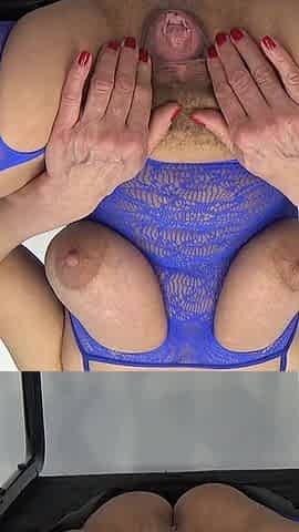 A Mature Woman with Amazing Tits and a Big, Hairy Pussy.