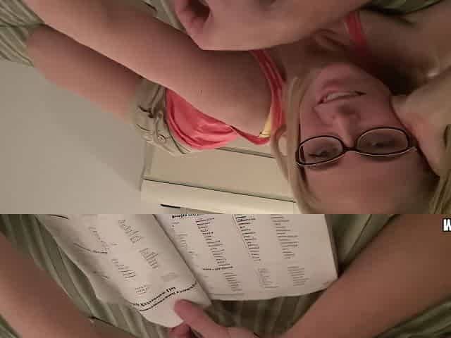 Blonde Nerd Teen 18+ Exciting Sex Clip