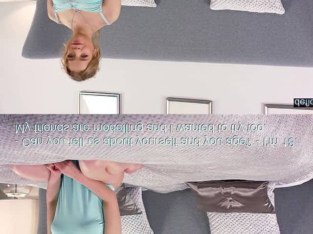 Young real virgin gymnast will prove her virginity!