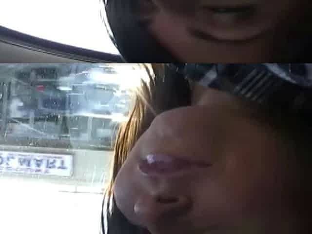 Small Titted Slut Gives Blowjob in Car During Sex Romp with