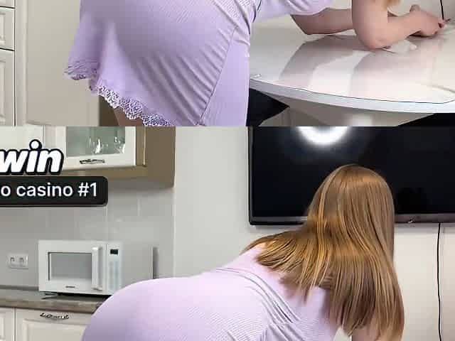 Horny Milf Without Panties Says - Let Help Stepmom Find These Documents