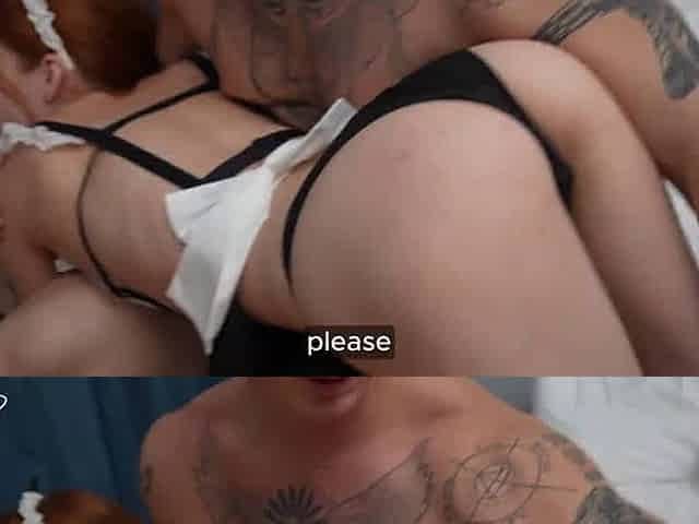 Sensual roleplay with redhead, real orgasm, spunk inwards - XXX!