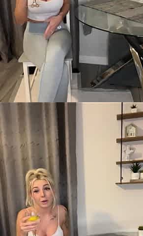 BurstingMeg - Watch me pee my pad and soak my leggings