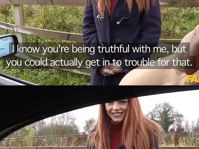 Ginger farm gal screwed unfathomable by cop - Fake Cop