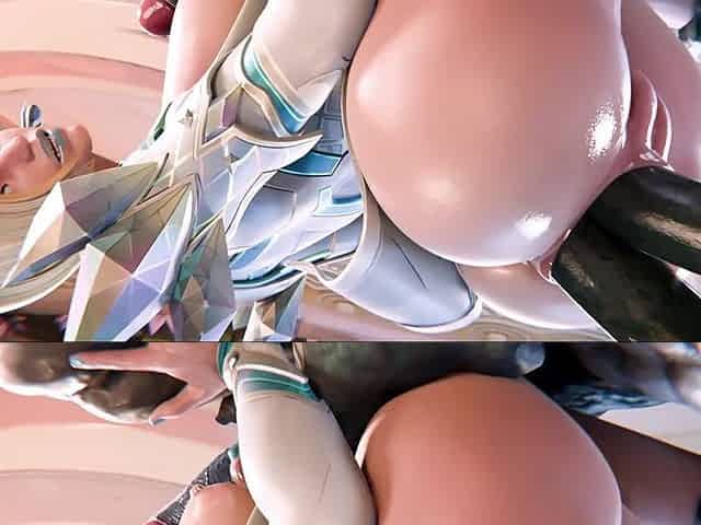 Futuretist Anal Sex on the Beach: Nympho Slut Fucked by Massive Monster Cock, Sweet Gaping Ass, Hard Double Penetration