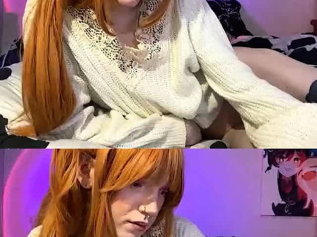 Amateur redhead Russian teen