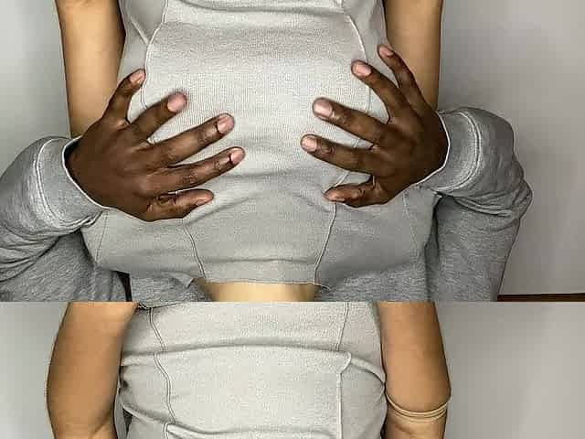 A very gripping TITTY massage - BREAST massage