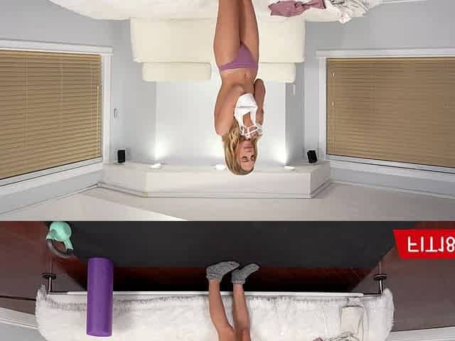 FIT18 - Khloe Kapri - Skinny Blonde With Braces In Yoga Pants Wants To Fuck Casting Agent