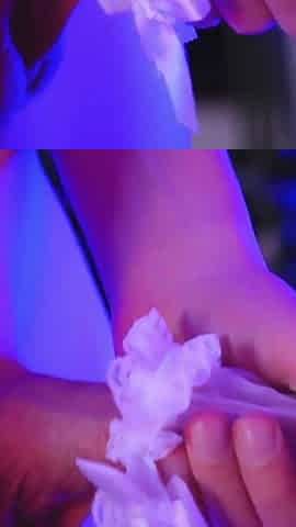 Hot Nylon Masturbation Together with Her Boy with Amazing Scene!