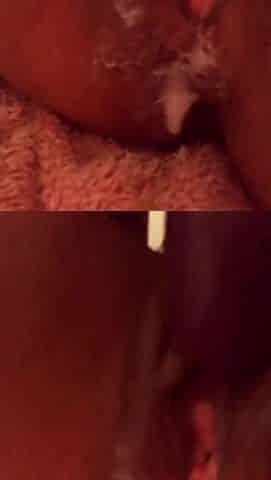 Jamaican Girl Sky Creams on Vibrator