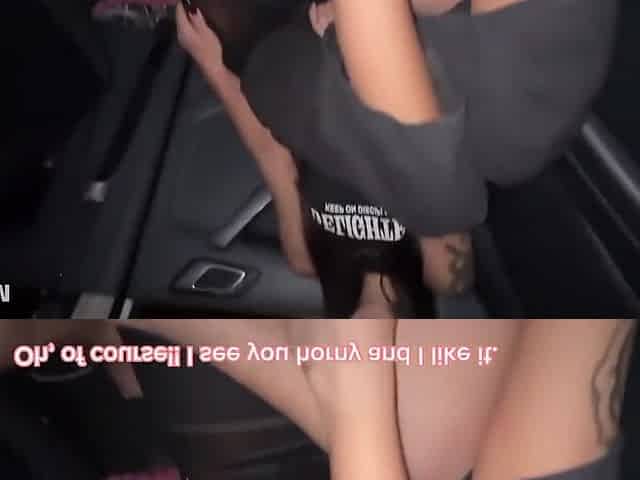 Sex In The Car And Footjob! With Annacherry7