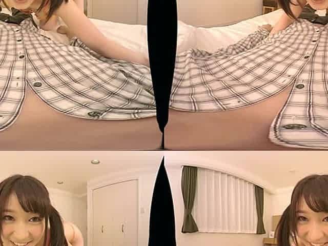 Beautiful Stepsister from Southern Japan Fight Over your Dick!; Cute Japanese Teens Threesome MFF POV VR