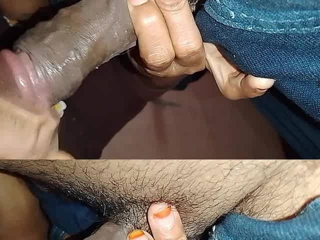 Indian Village Girl Sucks Her Friend's Penis in Her Mouth and Enjoys It