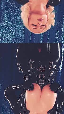 Latex Rubber Fetish Video with Big Ass and Perfect Natural Tits MILF