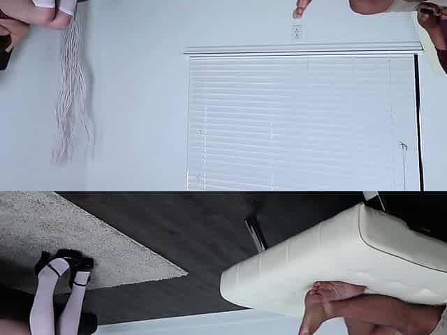 Cute teen Riley is in trouble at school for jerking off