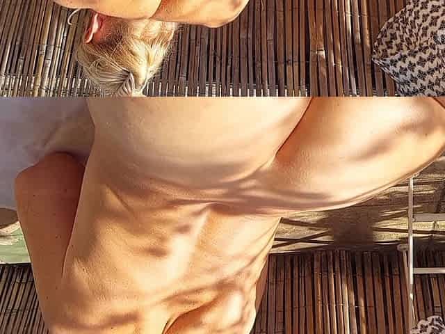 Amateur Blonde Wife Enjoys Foot Worship Outdoors
