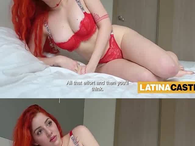 Real Amateur Latina Redhead Fucked By American Casting Agent! - Mila Garcia