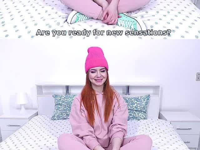 1st Anal Casting for 19yo Redhead Kitsune Liss and Cum in Throat