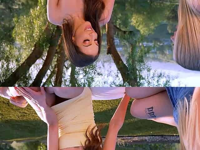 Outdoor Hot Face Sitting And Toe Sucking